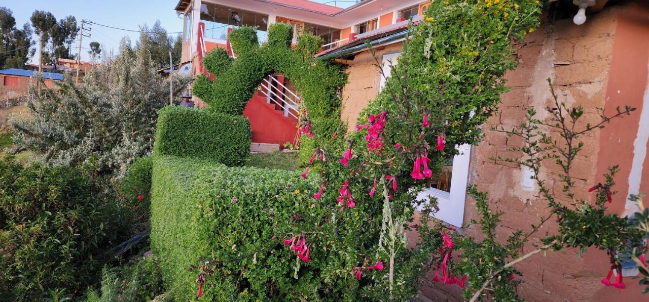 Tikawasi Homestay Comunidad Pueblo Isla Amantani Jose Luis Ocosuyo المظهر الخارجي الصورة