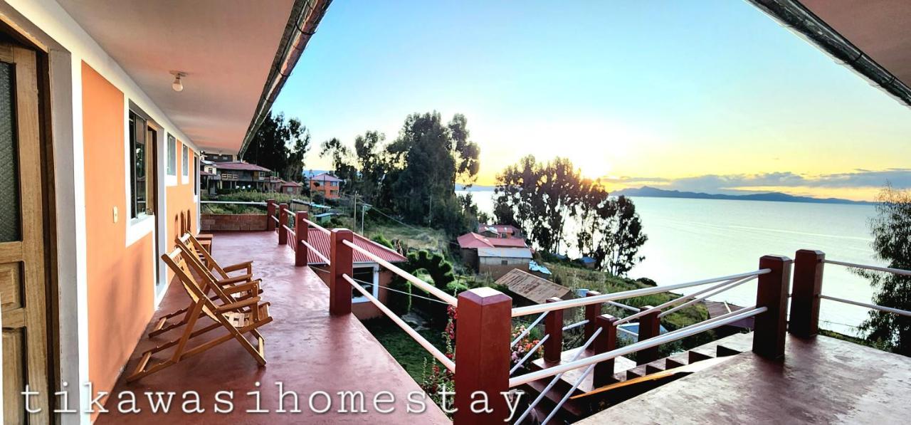 Tikawasi Homestay Comunidad Pueblo Isla Amantani Jose Luis Ocosuyo المظهر الخارجي الصورة